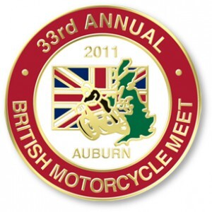 Participants Of 33rd British Motorcycle Meet Receive Customized Event Lapel Pins