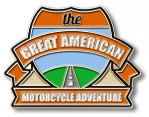 The Great American Motorcycle Adventure Lapel Pins Overstep Boundaries