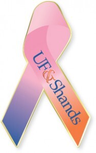 The University of Florida and Shands Hospital Create Custom Awareness Ribbon Lapel Pins