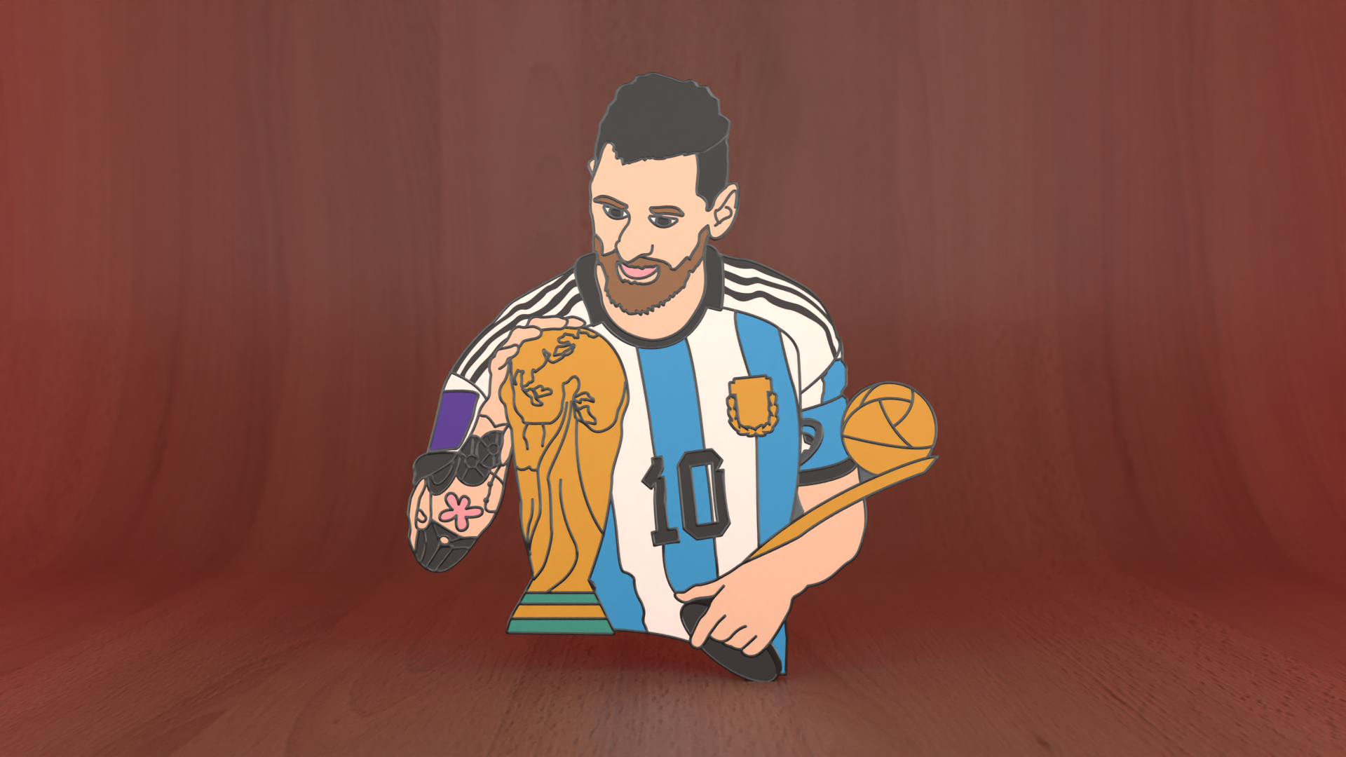 Messi Render