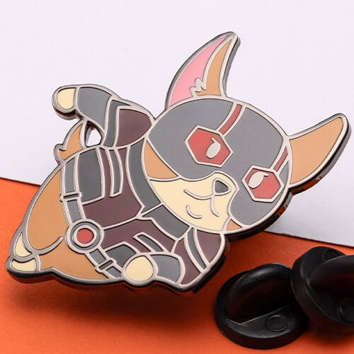 avengers corgi ant man enamel pin