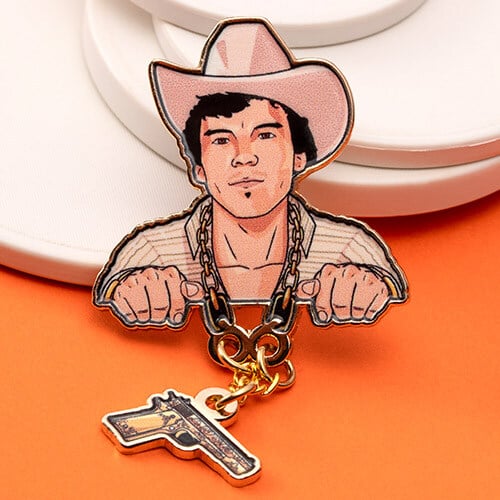 chalino sanchez mexico singer lapel pin