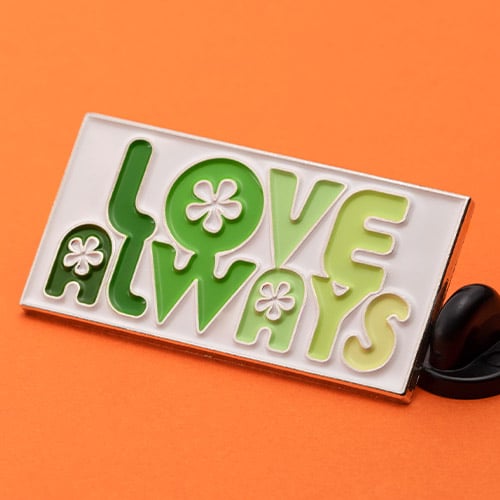 court hoang love always lapel pin