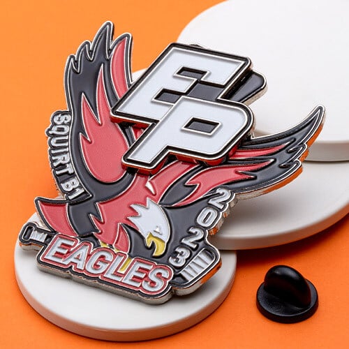 eagles hockey squirt b1 2023 spinner lapel pin