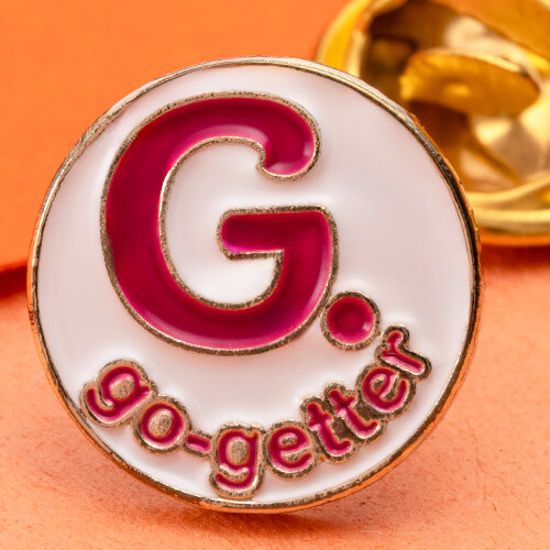 Girl Scouts of Conneticut Go Getter Lapel Pin